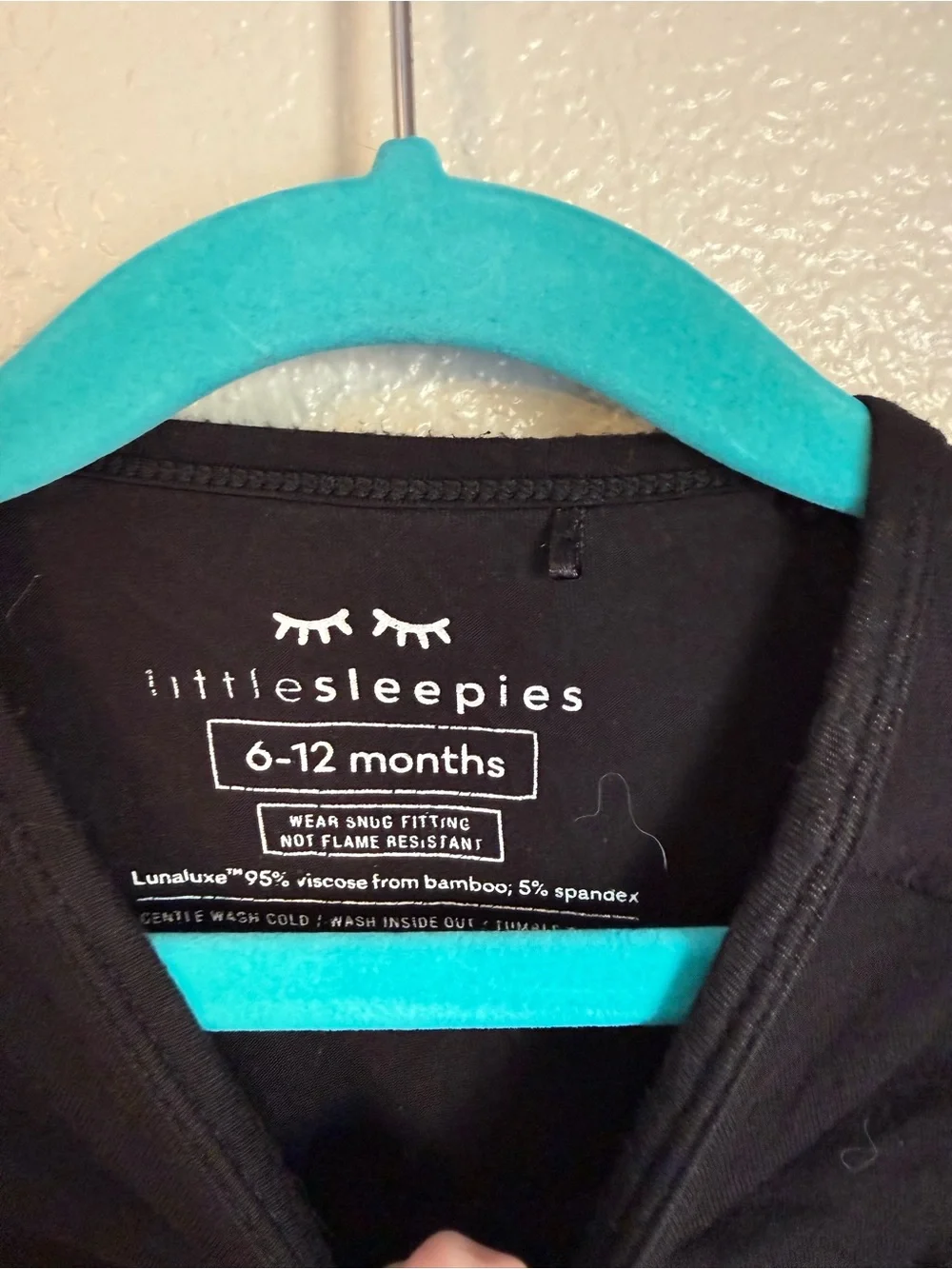 Little Sleepies Black Footed One-Piece Pajama